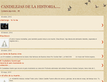 Tablet Screenshot of candilejasdelahistoria.blogspot.com