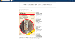 Desktop Screenshot of fantascienzacatastrofica.blogspot.com
