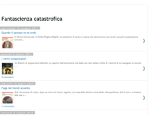 Tablet Screenshot of fantascienzacatastrofica.blogspot.com