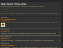 Tablet Screenshot of aimanhamzah.blogspot.com