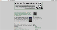 Desktop Screenshot of chela-rezensionen.blogspot.com