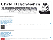 Tablet Screenshot of chela-rezensionen.blogspot.com