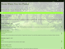 Tablet Screenshot of bloomwhereyouare-planted.blogspot.com