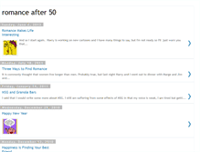 Tablet Screenshot of findingromanceafter50.blogspot.com