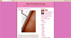 Desktop Screenshot of gordon-gang.blogspot.com