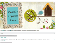 Tablet Screenshot of michellesscrapbookstudio.blogspot.com