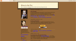 Desktop Screenshot of momtothefey.blogspot.com