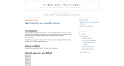 Desktop Screenshot of nokia-bb5-unlock.blogspot.com