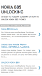 Mobile Screenshot of nokia-bb5-unlock.blogspot.com