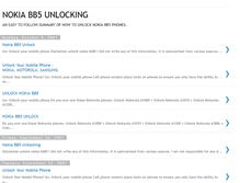 Tablet Screenshot of nokia-bb5-unlock.blogspot.com