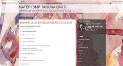 Desktop Screenshot of materismptarbak.blogspot.com