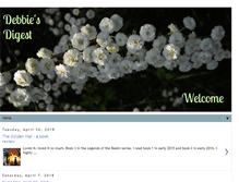 Tablet Screenshot of debbiesdigest.blogspot.com