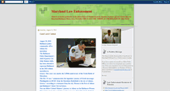 Desktop Screenshot of mdpolice.blogspot.com