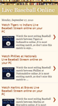 Mobile Screenshot of livebaseballonline-tv.blogspot.com