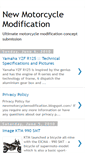 Mobile Screenshot of newmotorcyclemodification.blogspot.com