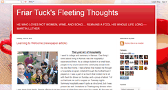 Desktop Screenshot of friartucksfleetingthoughts.blogspot.com