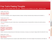Tablet Screenshot of friartucksfleetingthoughts.blogspot.com