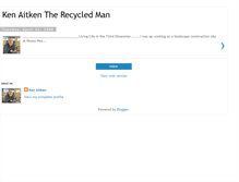 Tablet Screenshot of kenaitkentherecycledman.blogspot.com