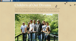 Desktop Screenshot of childrenofourdreams.blogspot.com