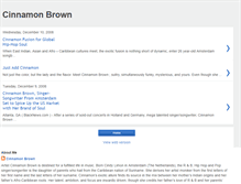 Tablet Screenshot of cinnamonbrownmusic.blogspot.com