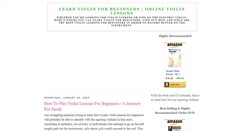 Desktop Screenshot of learnviolinforbeginners.blogspot.com