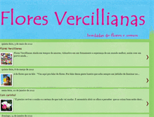 Tablet Screenshot of floresvercillianas.blogspot.com