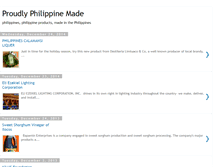 Tablet Screenshot of philippine-made.blogspot.com