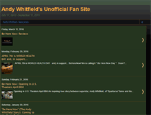 Tablet Screenshot of andywhitfieldfansite.blogspot.com