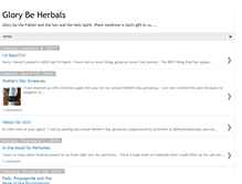 Tablet Screenshot of glorybeherbals.blogspot.com