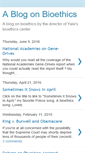 Mobile Screenshot of ablogonbioethics.blogspot.com