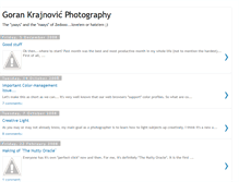 Tablet Screenshot of gorankphoto.blogspot.com