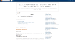 Desktop Screenshot of daily-bread-devotional.blogspot.com