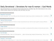 Tablet Screenshot of daily-bread-devotional.blogspot.com