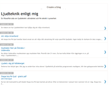Tablet Screenshot of ljudteknikern.blogspot.com
