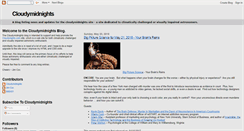 Desktop Screenshot of cloudymidnights.blogspot.com