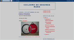 Desktop Screenshot of ciclismodesegundamano.blogspot.com