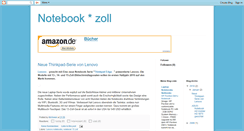 Desktop Screenshot of notebookzoll.blogspot.com