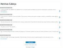 Tablet Screenshot of meninascabeca.blogspot.com