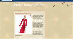 Desktop Screenshot of praisedanceclothes.blogspot.com