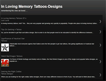 Tablet Screenshot of inlovingmemorytattoos-designs.blogspot.com