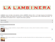 Tablet Screenshot of lalambinera.blogspot.com