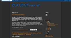 Desktop Screenshot of cla-usa-financial.blogspot.com