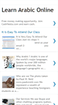 Mobile Screenshot of learning-arabic-online.blogspot.com