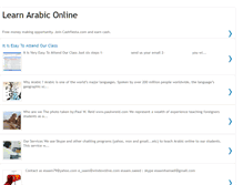 Tablet Screenshot of learning-arabic-online.blogspot.com