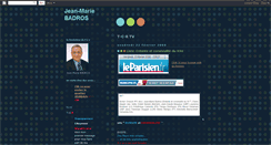 Desktop Screenshot of jean-marie-badros.blogspot.com