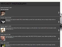 Tablet Screenshot of pritchettphotography.blogspot.com