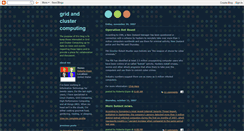 Desktop Screenshot of clustergrid.blogspot.com