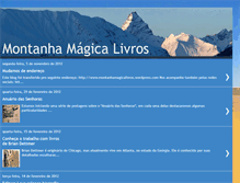 Tablet Screenshot of montanhamagicalivros.blogspot.com