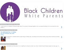 Tablet Screenshot of blackchildrenwhiteparents.blogspot.com