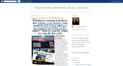 Desktop Screenshot of coloradospringsehomes.blogspot.com